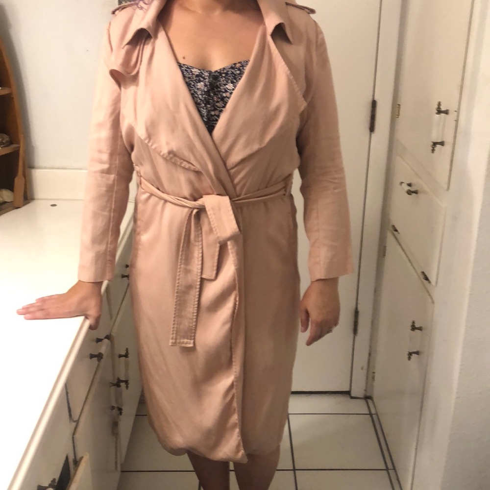 Large dusty pink badgley mishka jacket.Perfect condition.